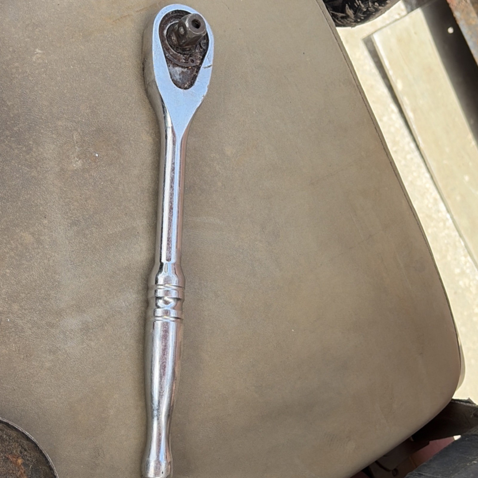 Half Inch Husky Ratchet Chrome 10 Inches Long