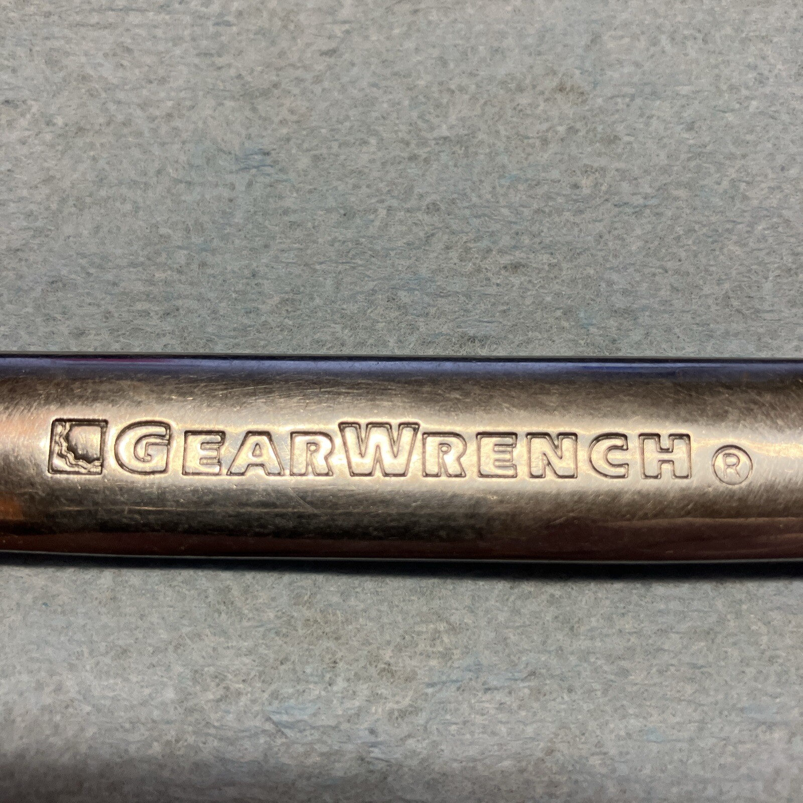 Used GearWrench 17mm 85517 Non-reversible Ratcheting Combination Wrench