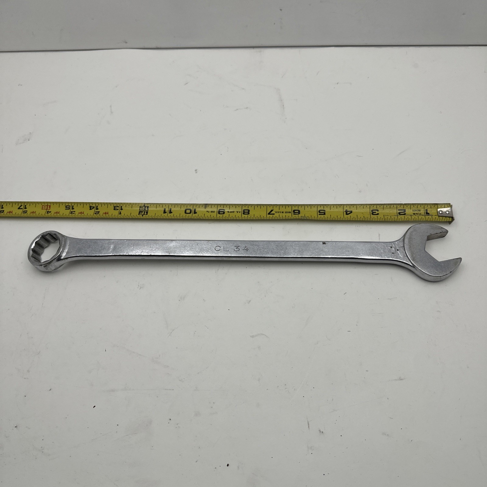 MAC Tools CL34, 1-1/16”, 12 Pt Combination Wrench 16″ Long, USA