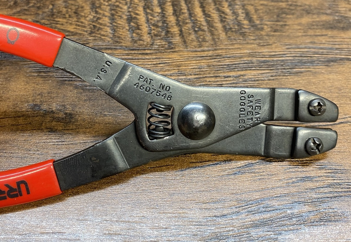 URREA No. 380 External Snap Ring Pliers U-380 USA No Tips NOS