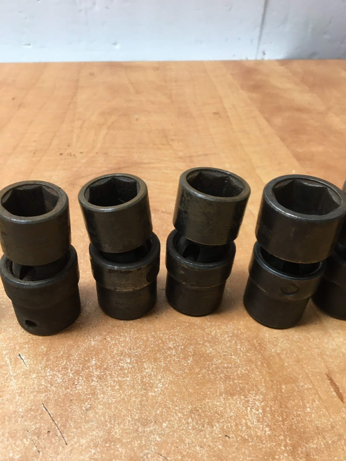 Matco Tools 7 Piece 6 Point 1/2″ Drive Swivel Impact Socket Set SAE 7/16-15/16″