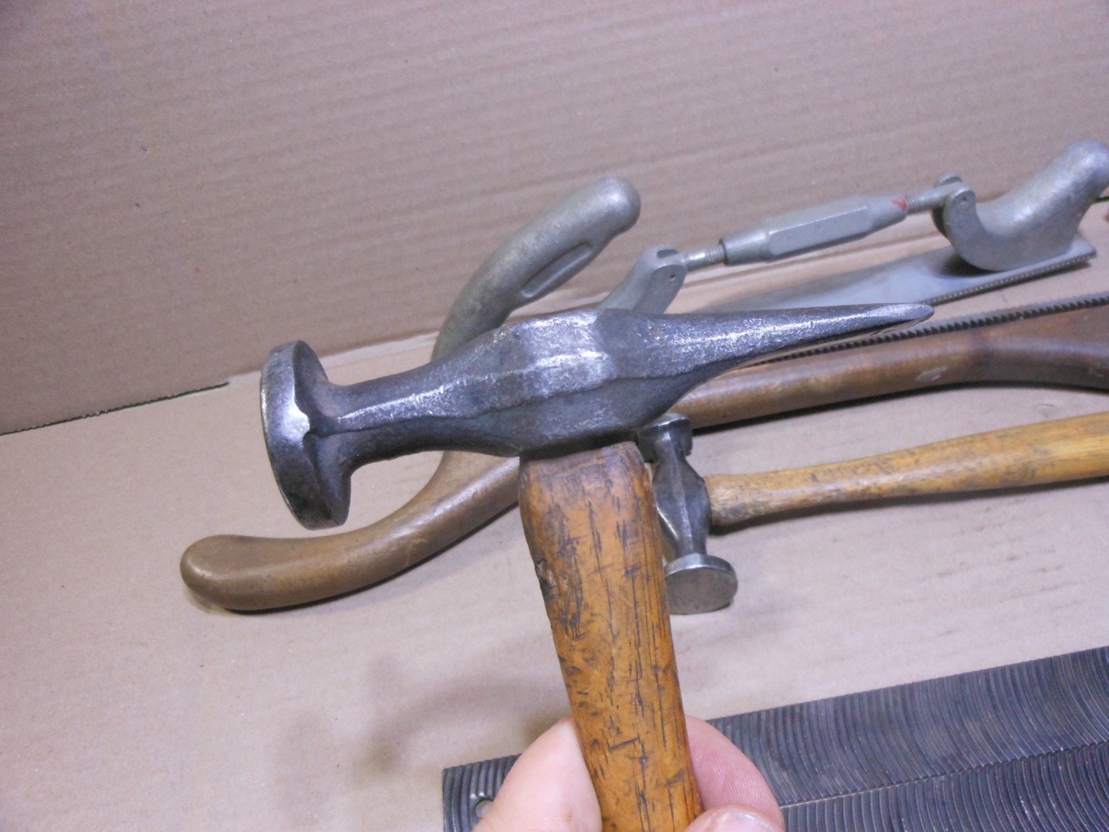 Vintage Body Tool Lot – Hammers File Holders Handles Vixen Files