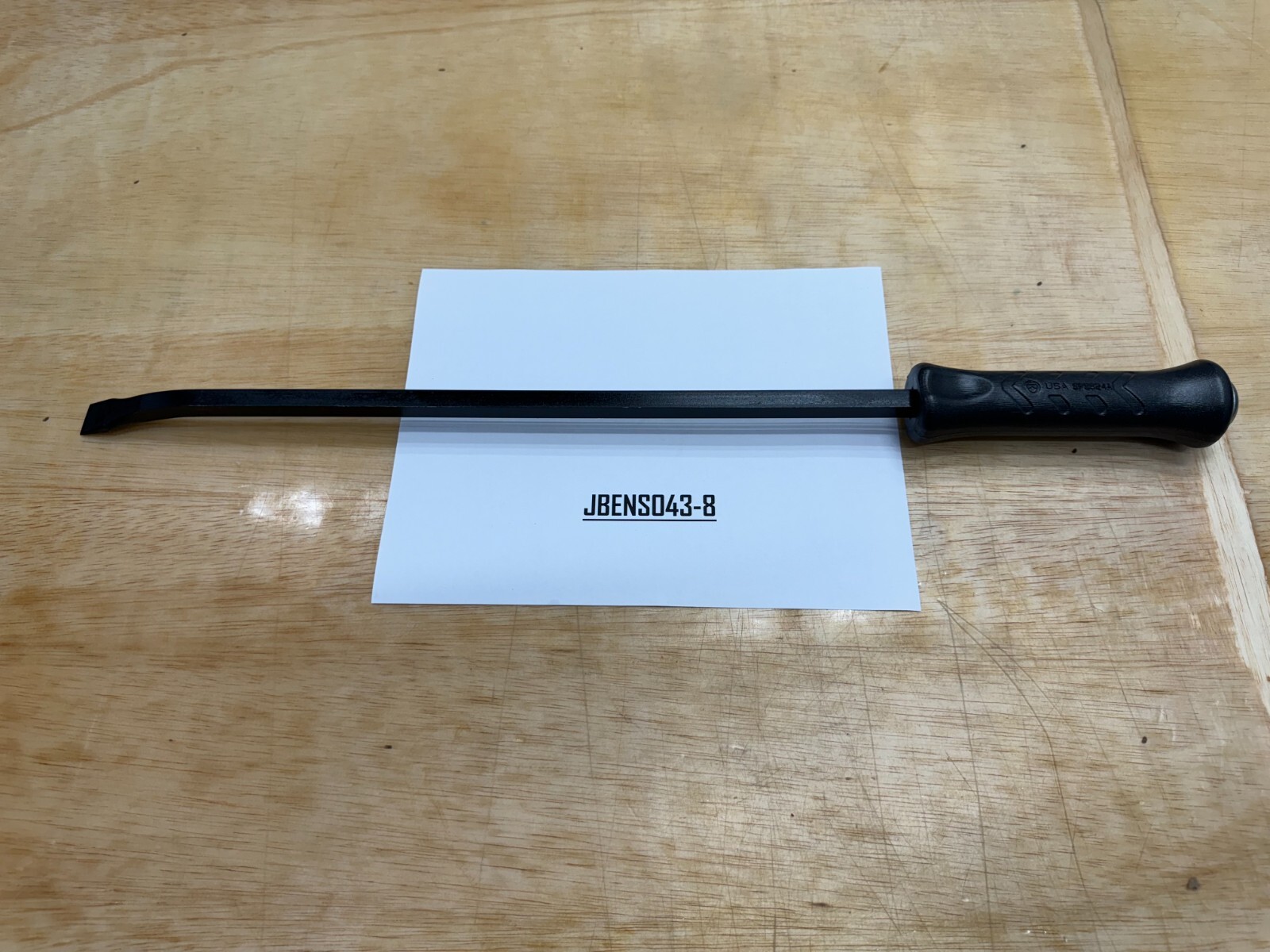 Snap-on Tools USA NEW DARK TITANIUM 24″ Length Steel Striking Pry Bar SPBS24ADT