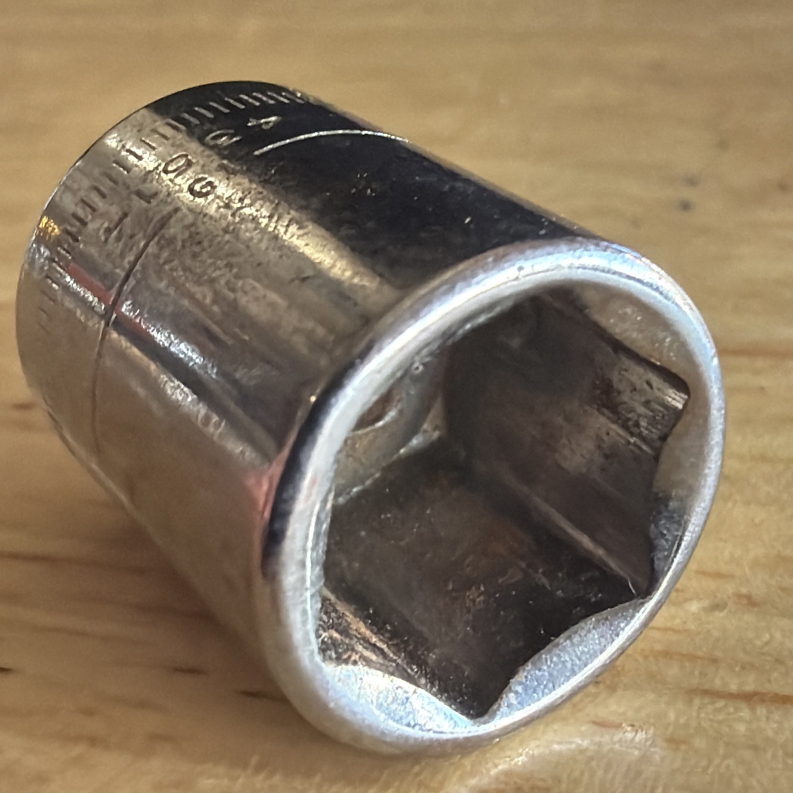 Craftsman 13mm Shallow Socket 1/4″ Drive 6 Point Inverted G1 Series 43514 USA
