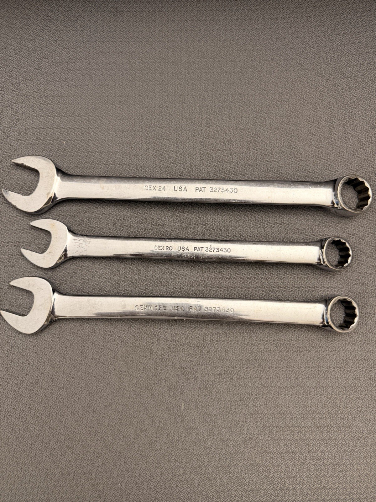 Snap-On Tools USA (OEX -24) (OEX -20) (OEXM 170) Combination Wrenches