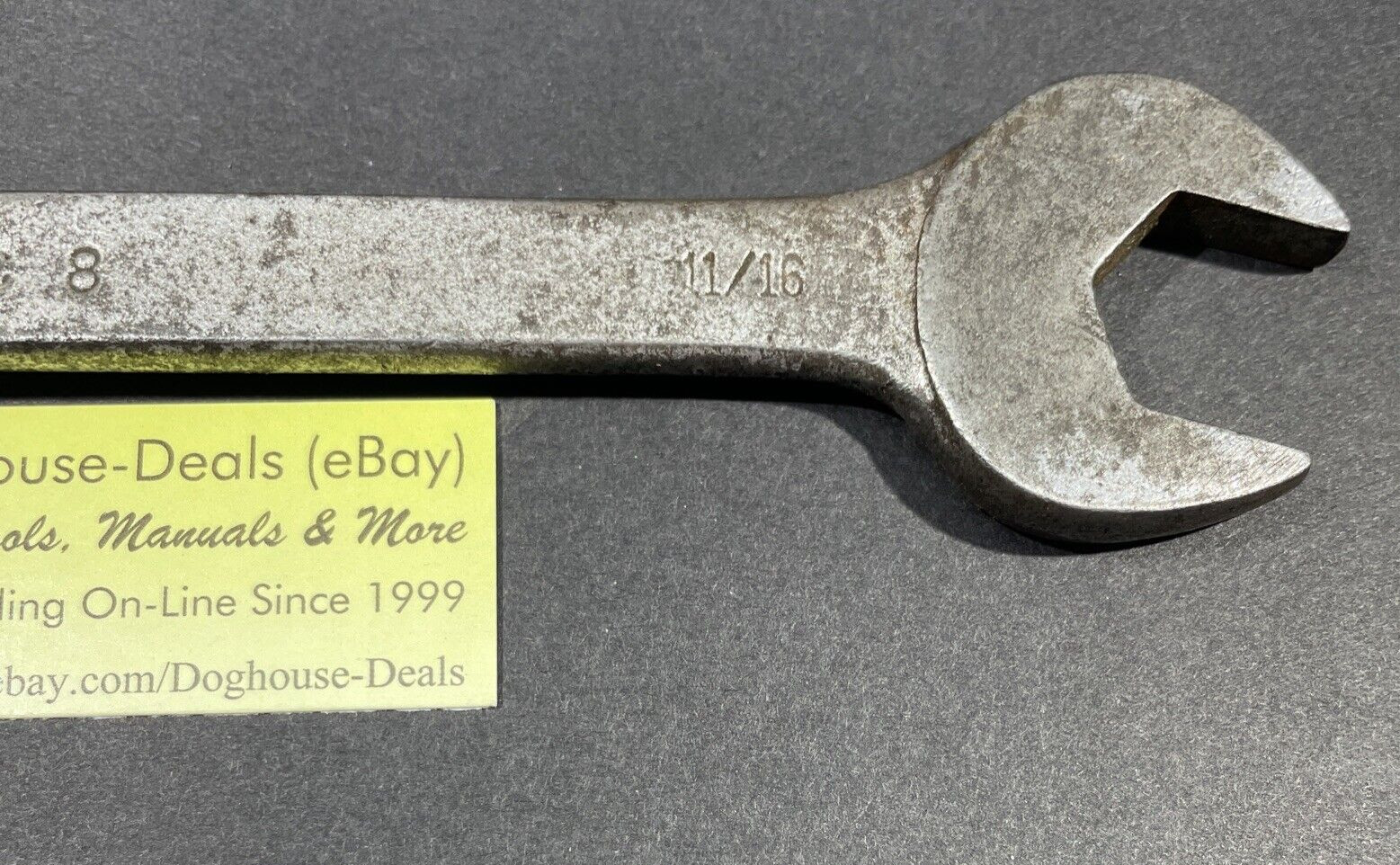 11/16″ MAC Tools Combination Wrench, Open End & 12 Point Box End, Free US Ship