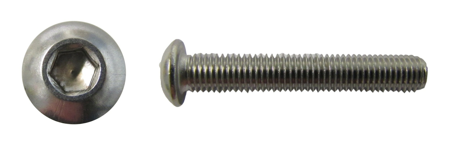 Screws Button Allen Stainless Steel 8mm x 35mm(Pitch 1.25mm) (Per 20)