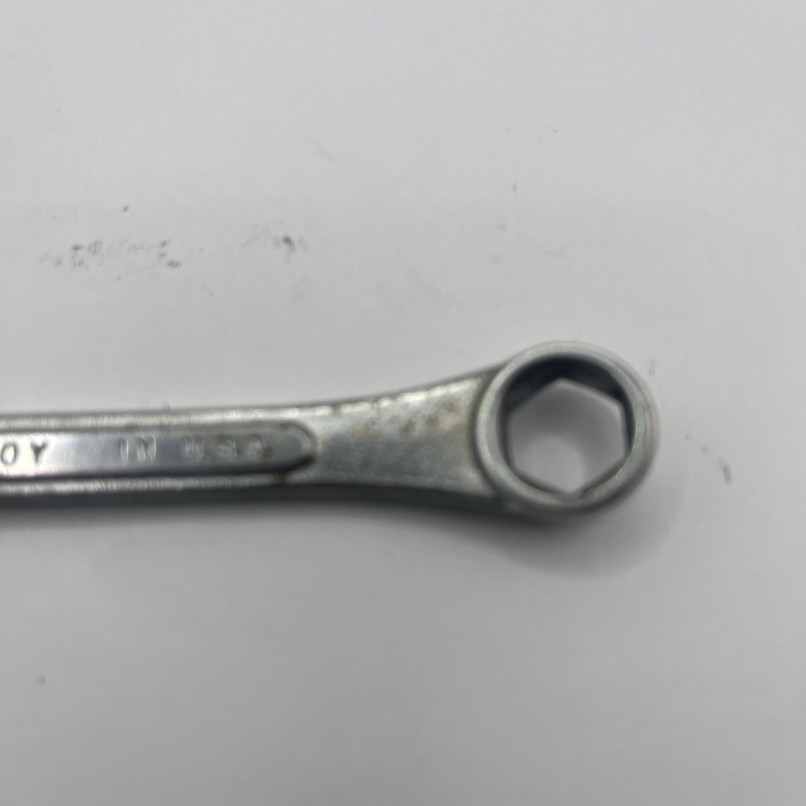 S-K Wayne Tools USA C-14 7/16in SAE 12 PT Combination Wrench Vintage SK