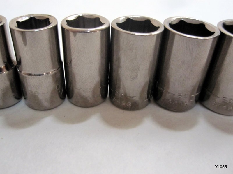 11 pcs Craftsman 6 point SAE see description