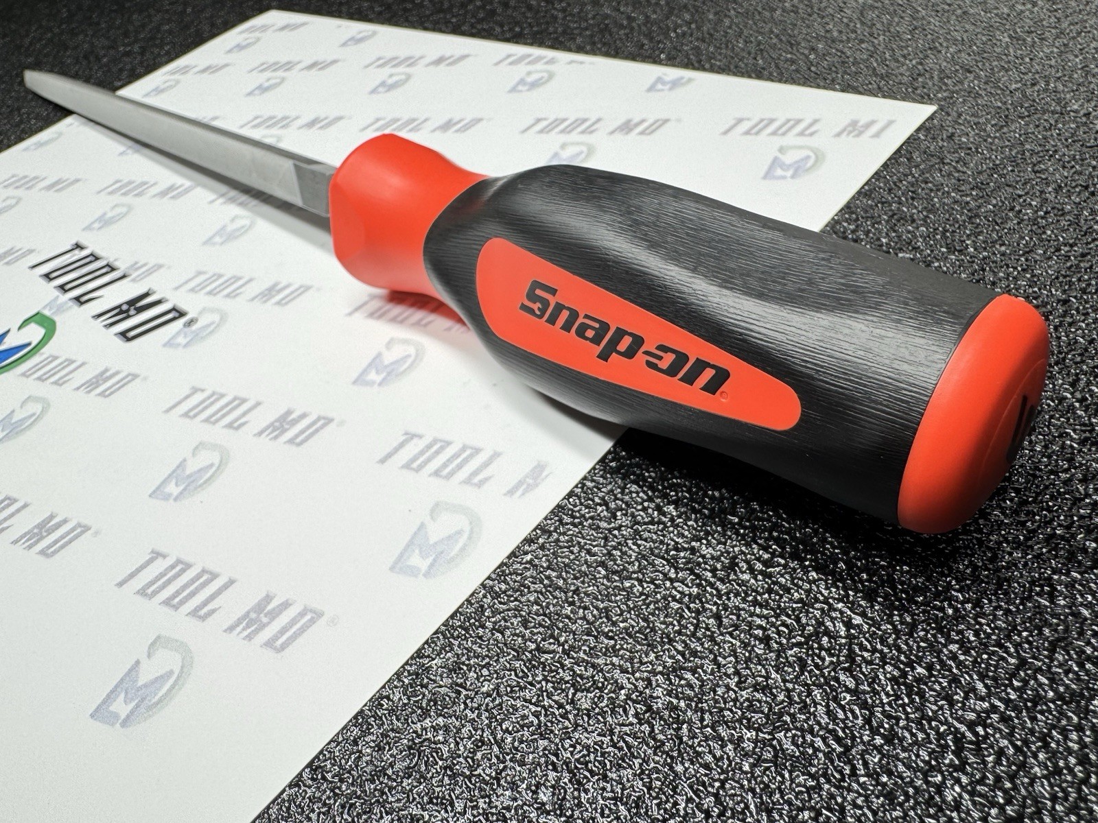 Snap-on Tools NEW ORANGE Soft Grip Four Square 10” Blade File SGHF615B 10SQA