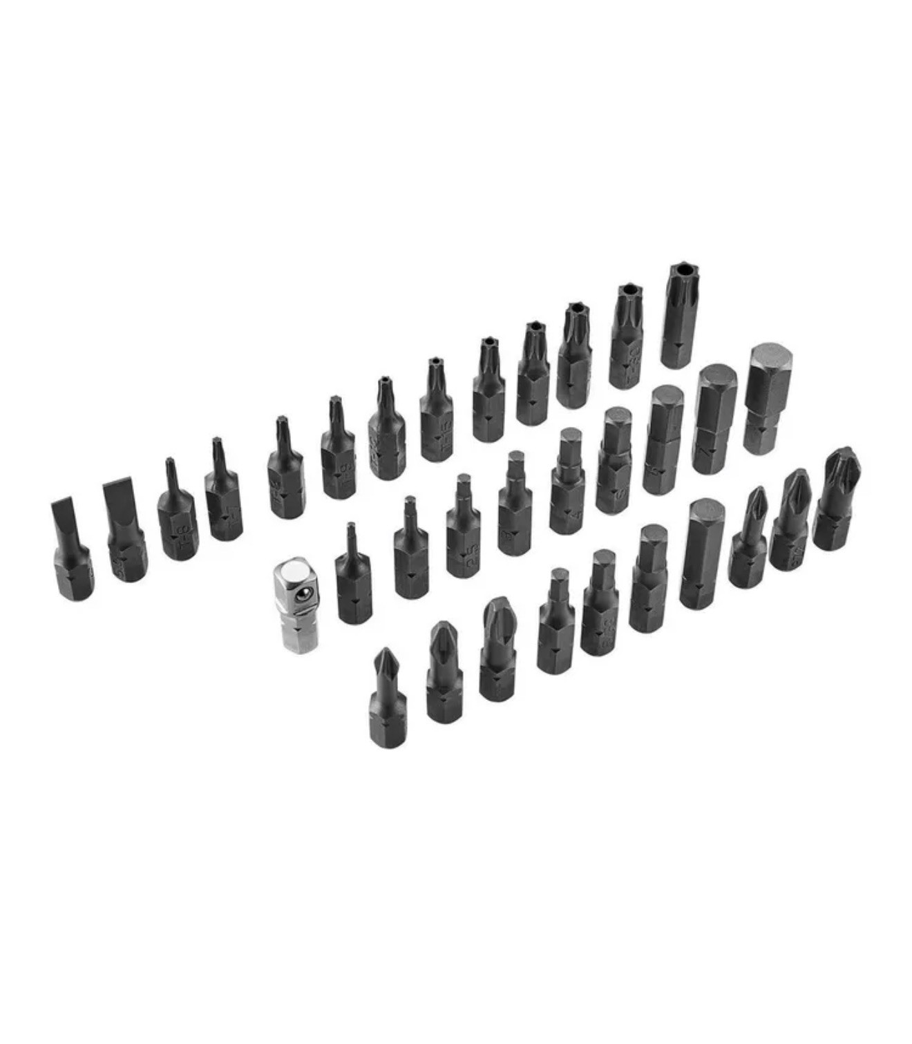 ICON Locking Flex Head Ratchet and Bit Set 35 Pc Mini Meme Tool 1/4 Drive 58074