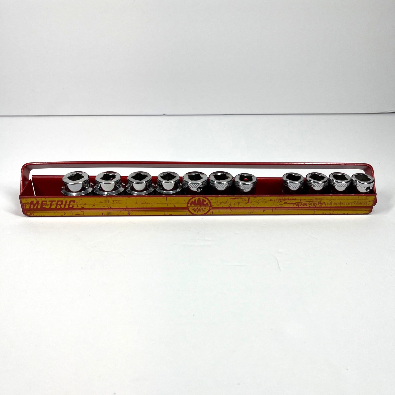 MAC Tools 3/8″ Drive 11- Piece Metric 6-Point Chrome Socket Set