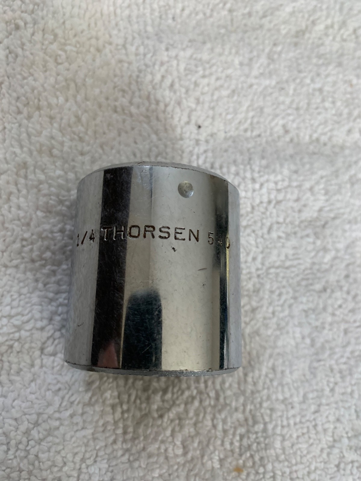 Thorsen 540, 1-1/4 In SAE 1/2” drive 12 Point socket Vintage
