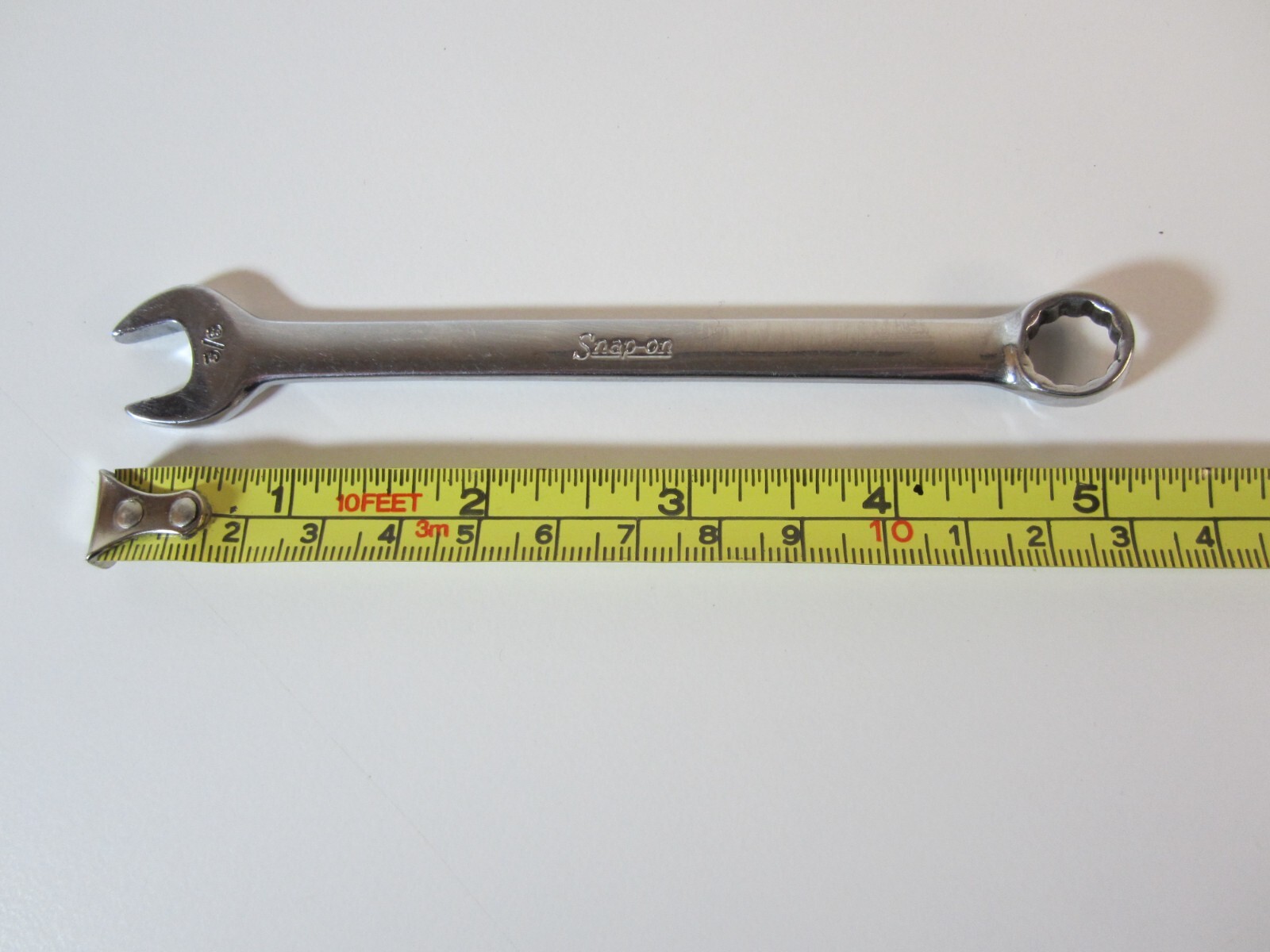 Snap-On Tools USA OEX120 SAE 3/8″ Chrome Combination Wrench – 12 Point