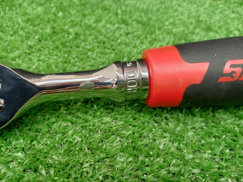Snap-on FHLF100MB 3/8″ Drive Cynergy Soft Grip Ratchet Red 8-1/2″ Length