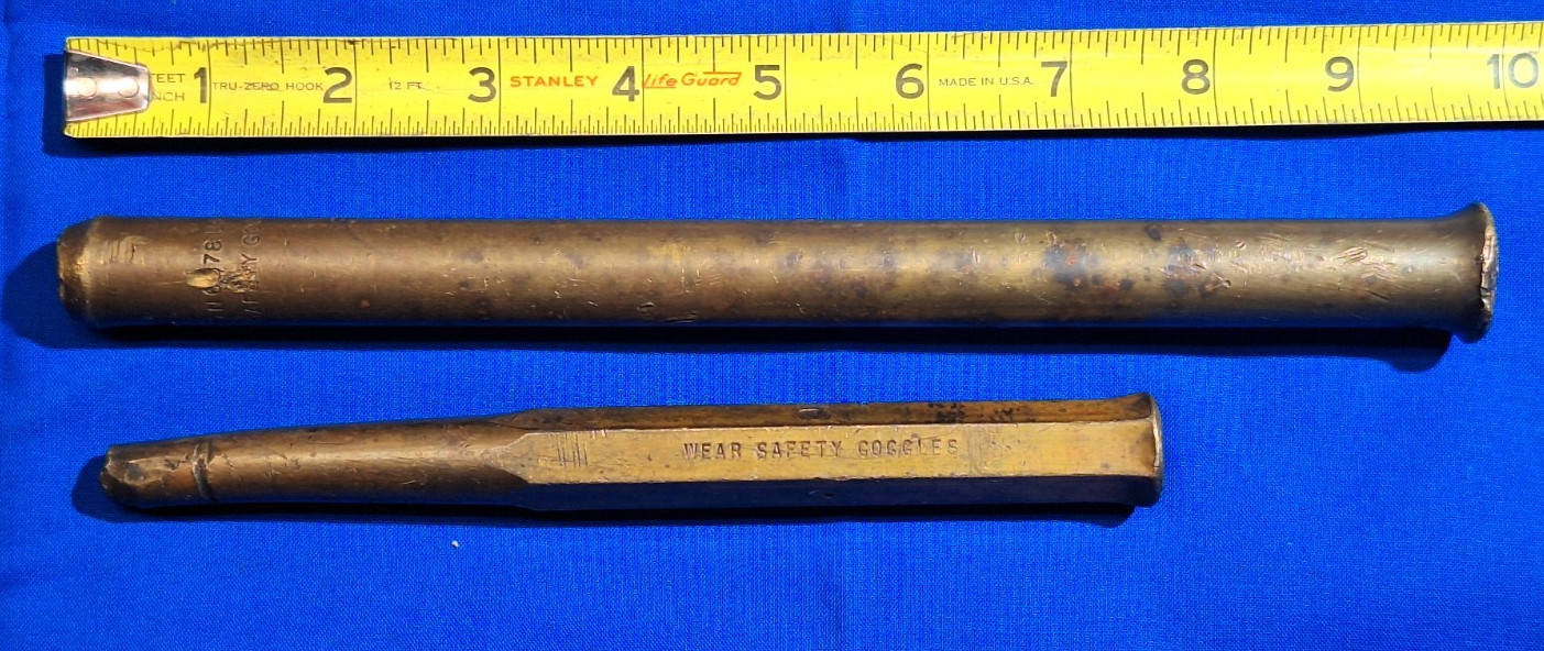 2 Snap-On brass punches brass drift pin B912