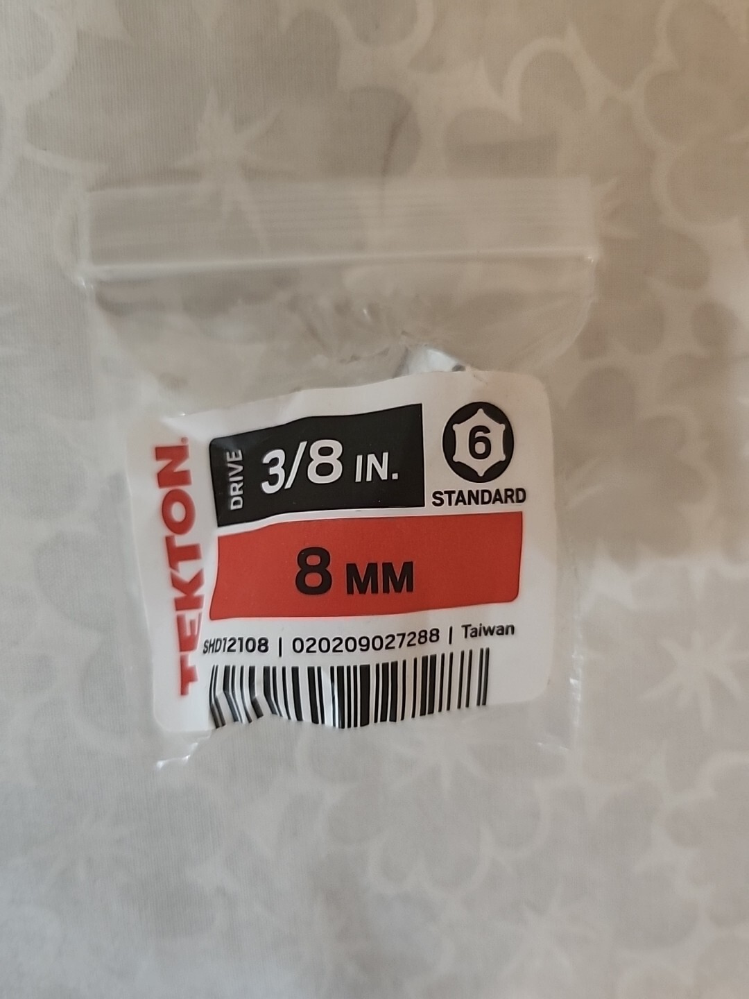 Tekton Individual 3/8” Drive Standard Metric Socket 6-point Choose From 6-23 mm
