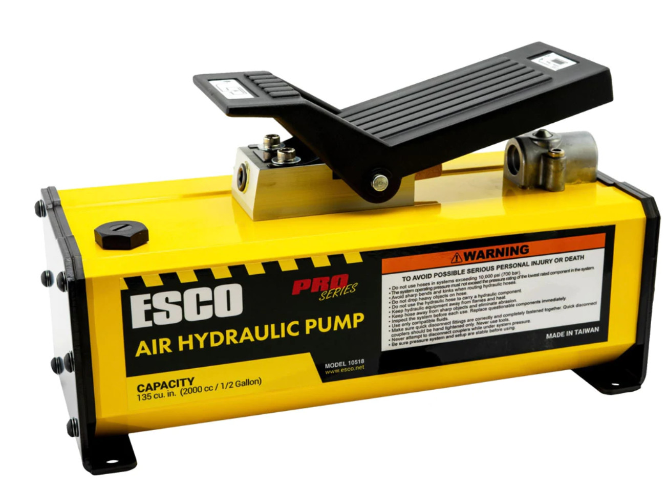 ESCO 10518 1/2 GALLON AIR HYDRAULIC PUMP