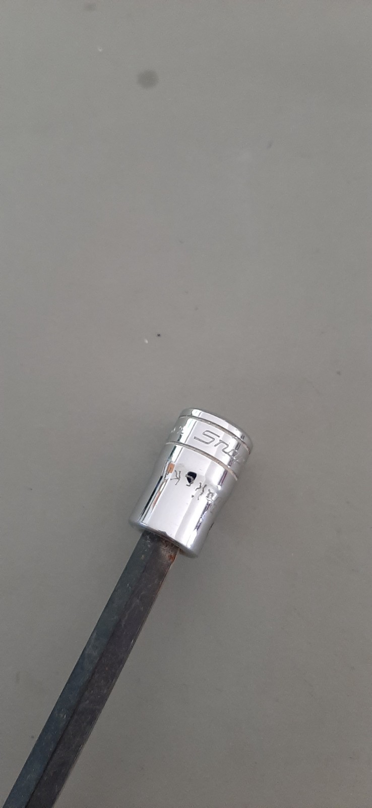 Snap-On USA 5/16″ FA10L 3/8″ Drive 5″ Long Shank Hex Bit Driver Socket Engraved
