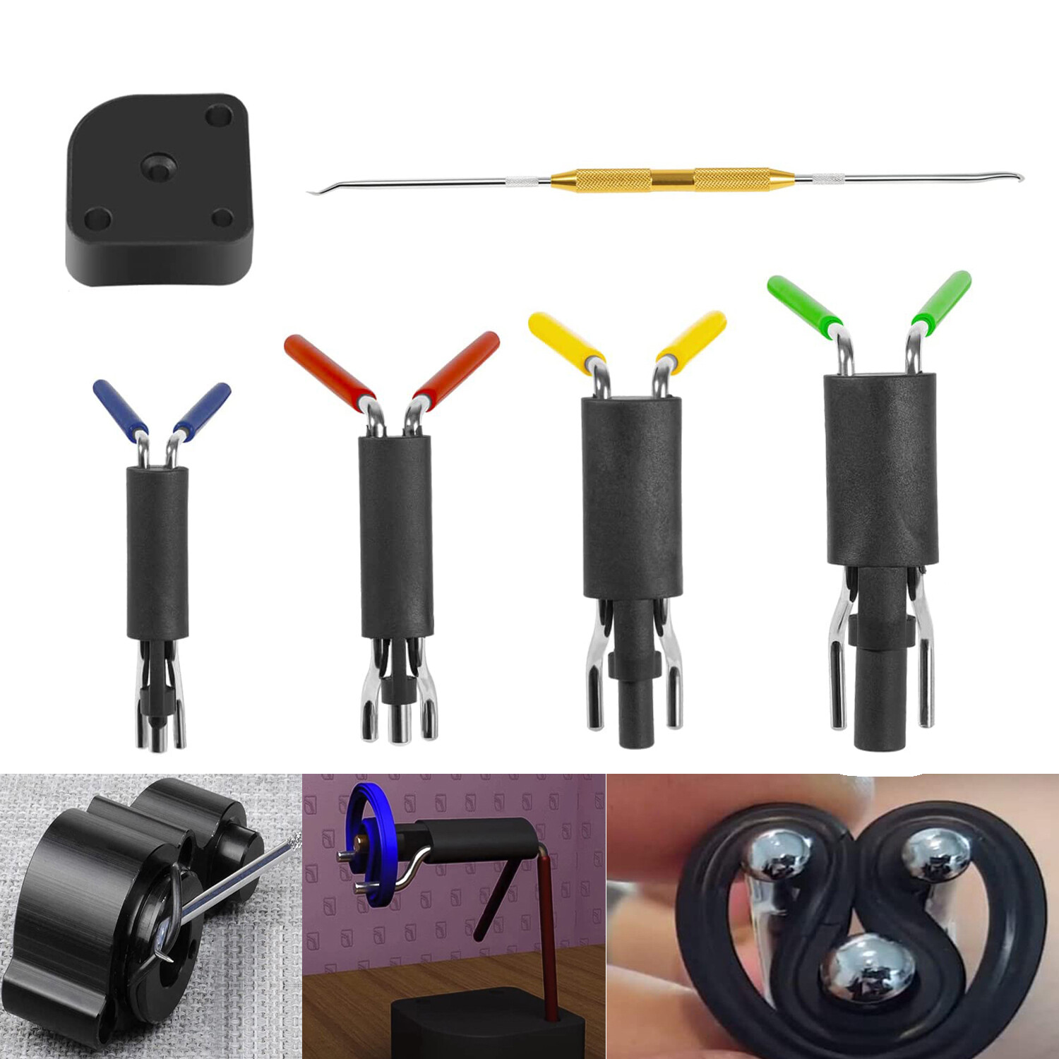 Rod Seal Install Set Hydraulic U-Cup Twistor Installation Tools Kits (6pcs/Set)