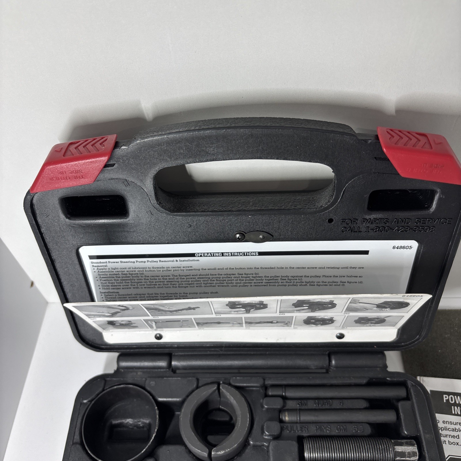 Power built Power Steering And Alternator Puller Model 648605