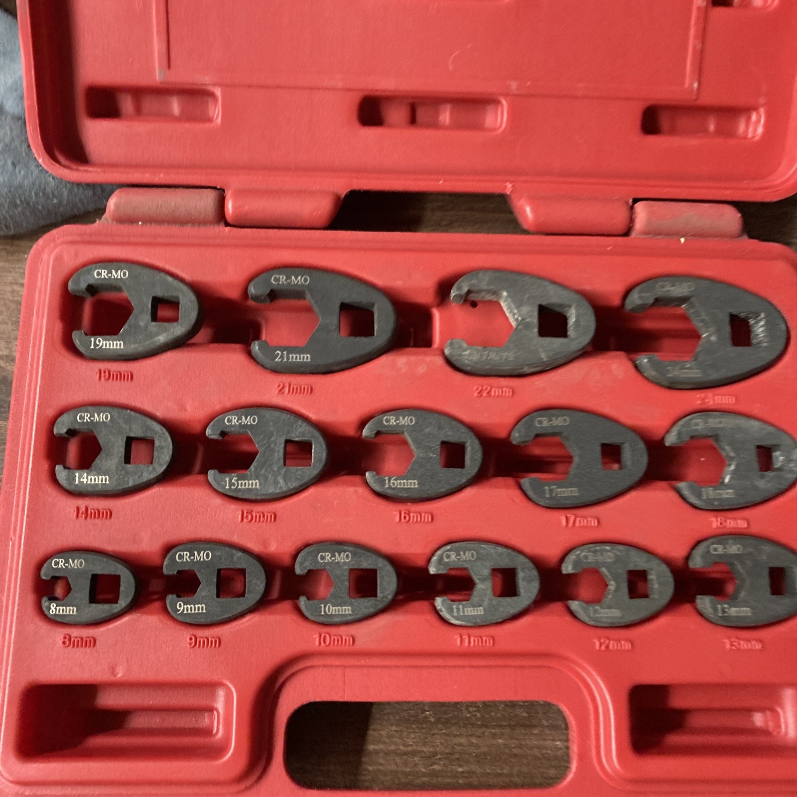 Astro Pneumatic AST 7115 – 15 Piece Professional Metric Crowfoot Wrench Set