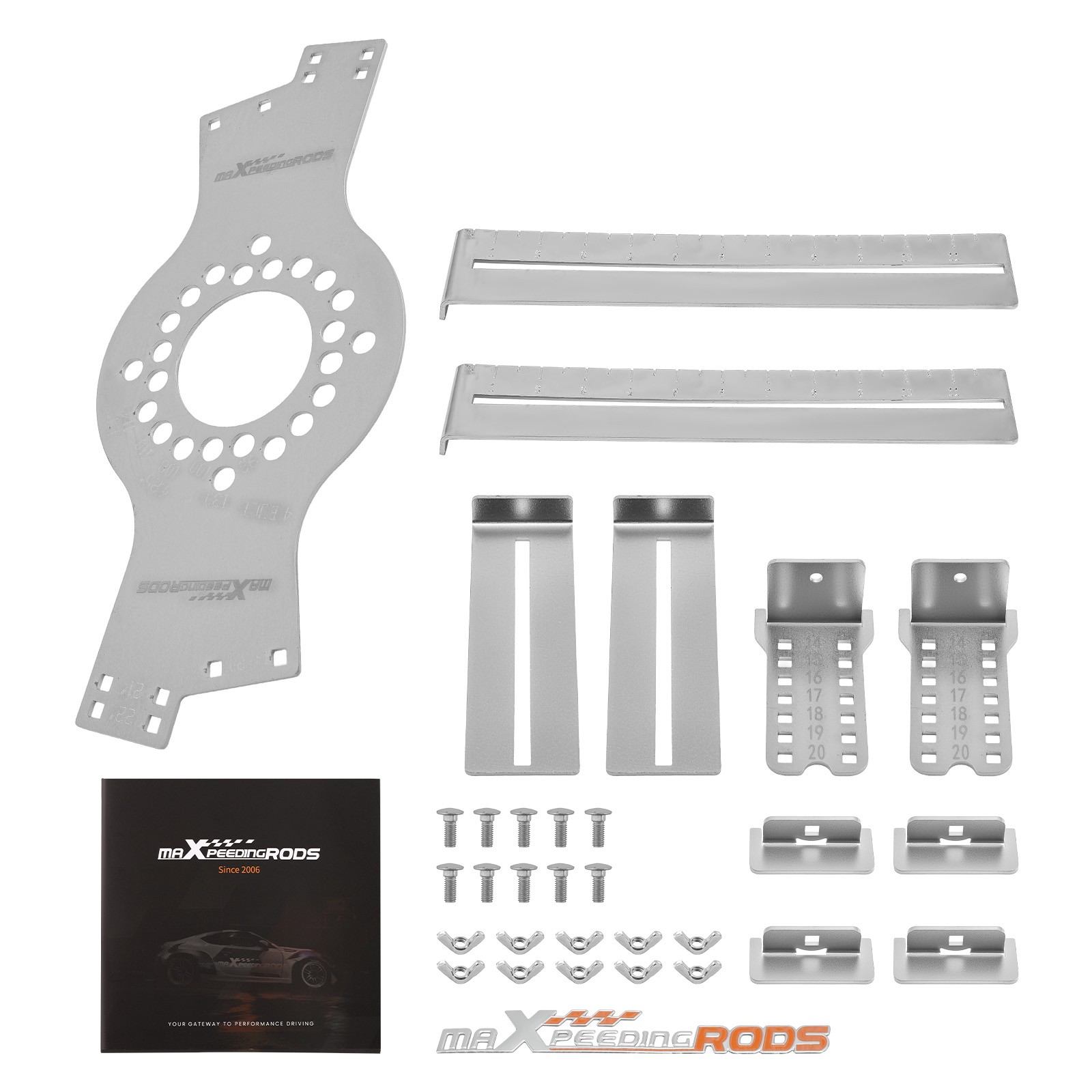 4-Lug Bolt Circle Gauge Fit for 4×98 4×100 4×108 4×110 4×114.3 4×130 14-22 in