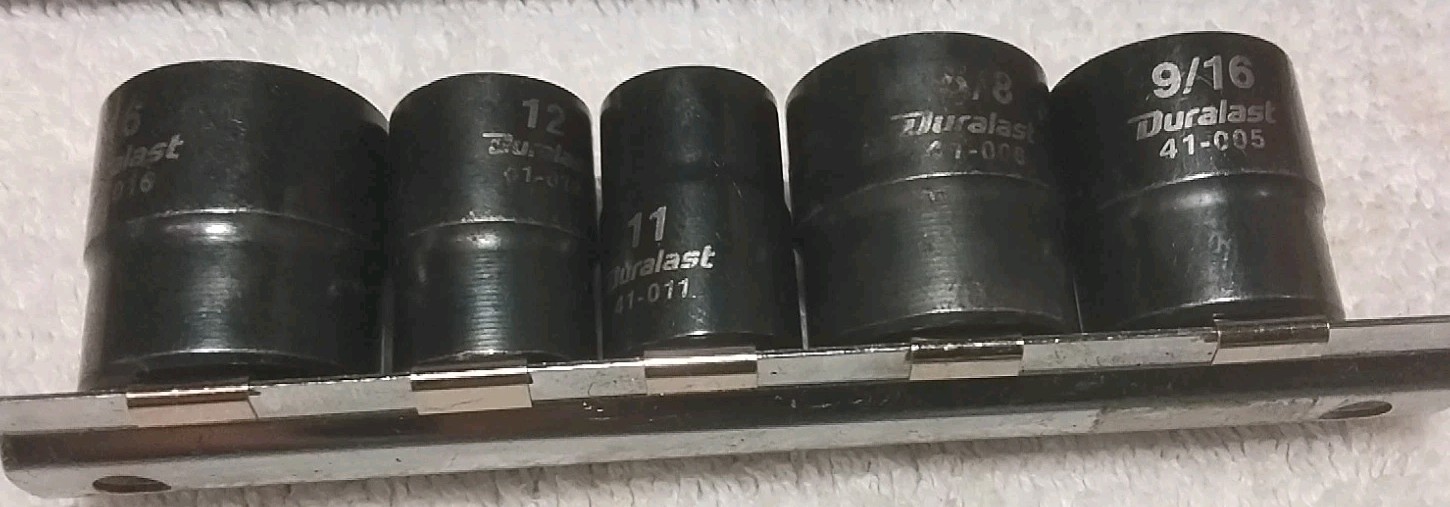 14PC DURALAST 3/8″ DRIVE SPLINE DRIVE SAE-METRIC DEEP/ SHALLOW IMPACT SOCKET SET