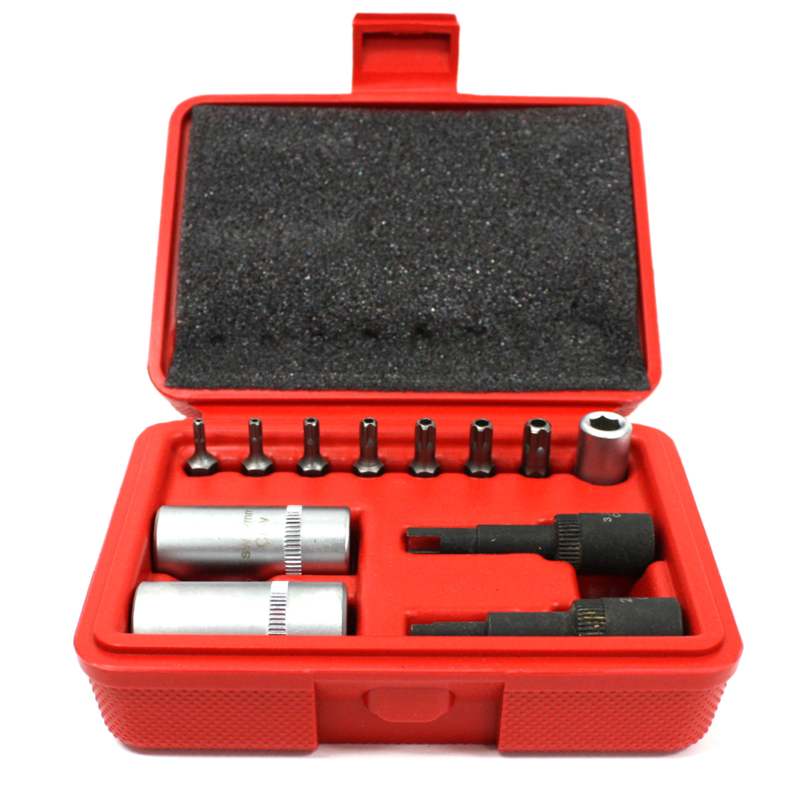 12 pc Air Conditioning Service Kit | SW12 SW15 Specialist Socket 5 Point Tamper