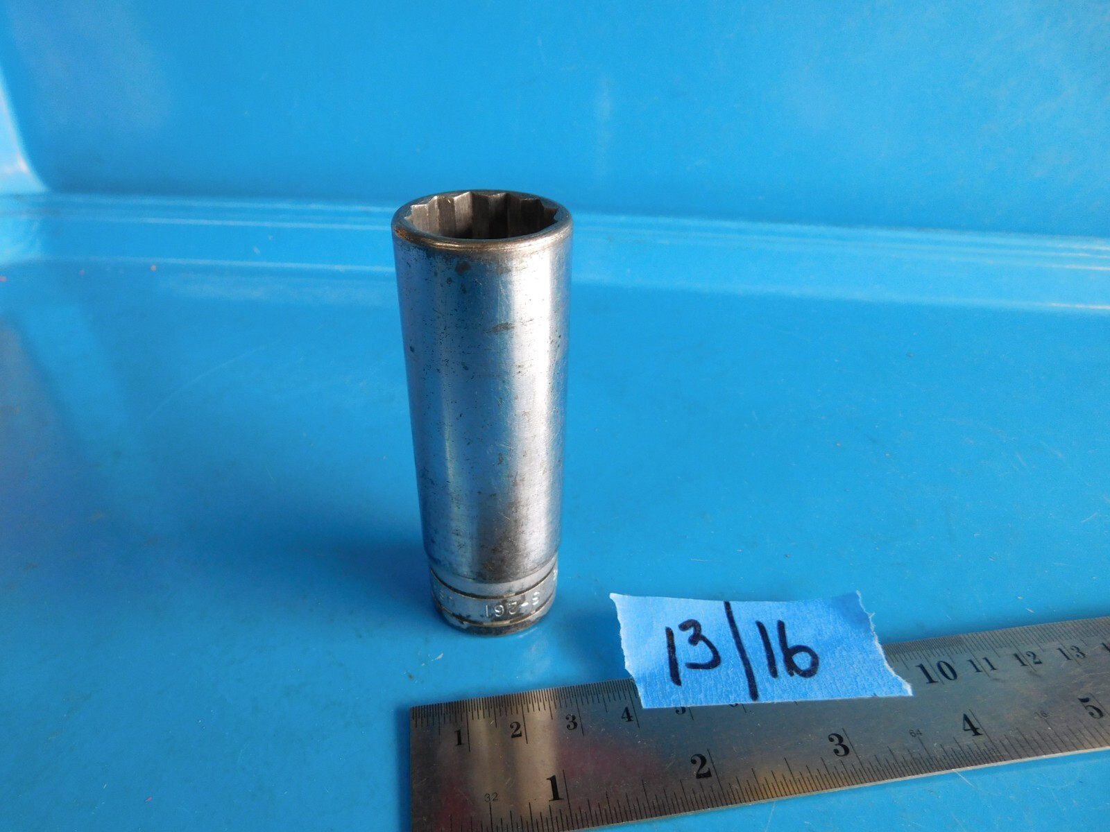 USED,SNAP ON TOOLS » 13/16 IN. » 1/2 IN. DR. DEEP 12 POINT SOCKET, PART#S261