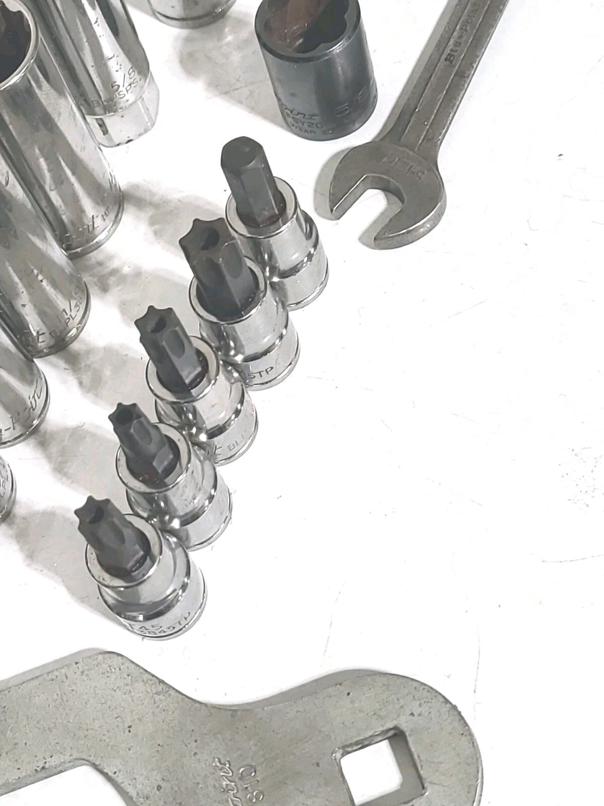 BLUE POINT by SNAP ON 25 Piece 3/8″ Dr Socket Sets Wrench USA MADE TOOLS