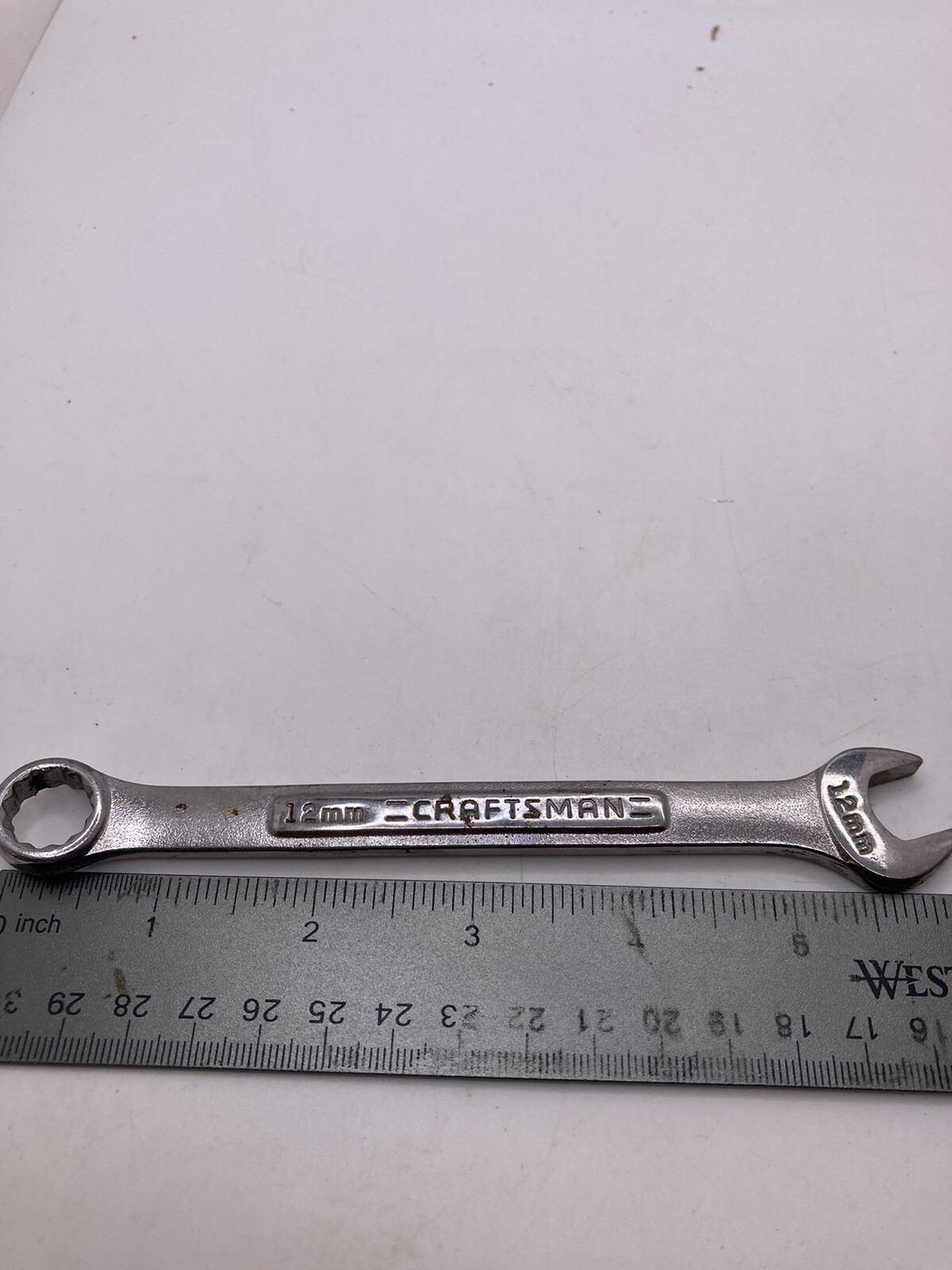 Craftsman -V. Inverted V 12mm 12 Point Combination Wrench 42916 USA