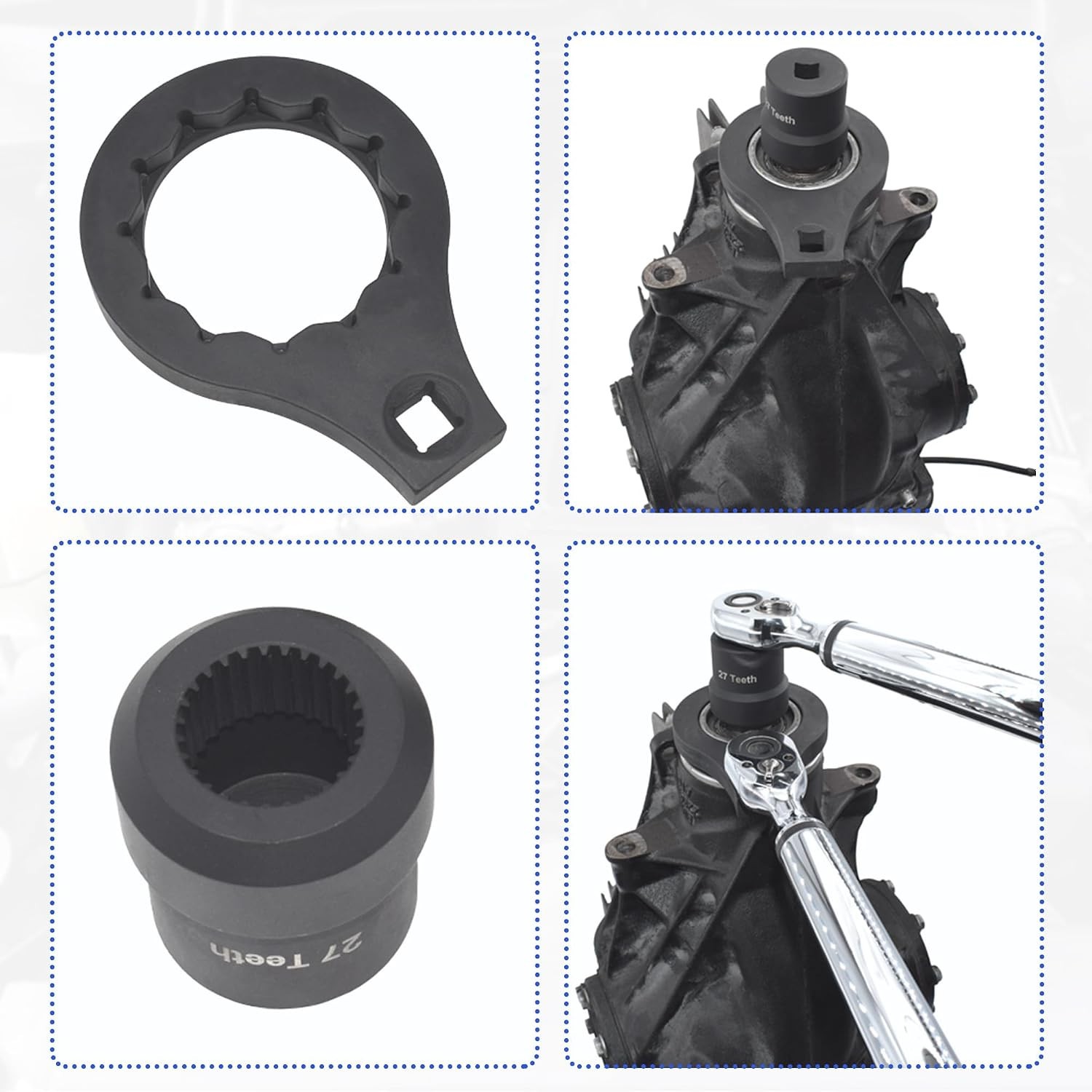 Rear Drive Axle Differential Installer Remover Tool Kit Compatible With BMW M…