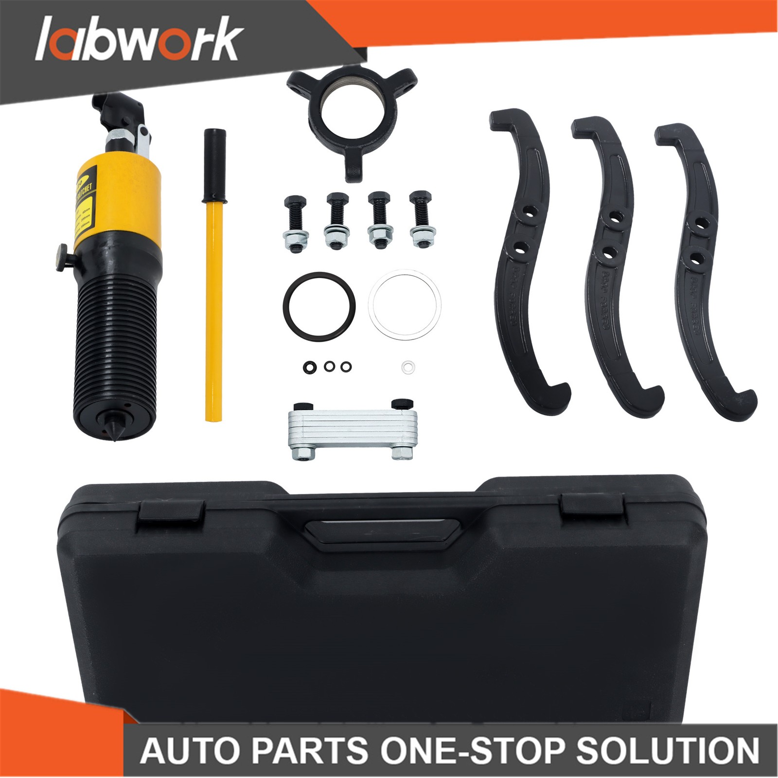 Labwork 20 Ton Hydraulic 3 Jaw Puller Hub Bearing Gear Separator 4-12″ Spread