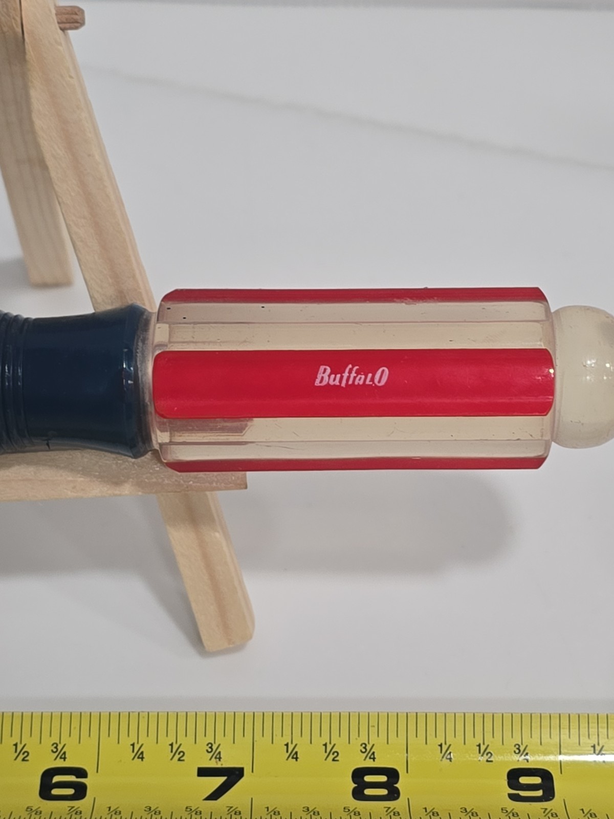 🔥 Vintage Buffallo 5″ Shank 1/4″ Flat Tip 9″ Screwdriver Square Shaft Vanadium