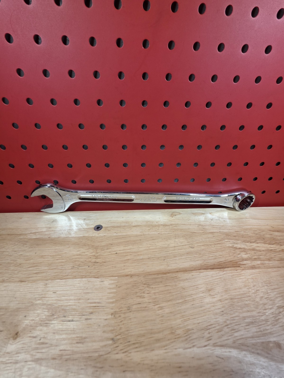Mac Tools M24CL440 24mm Metric Standard 12-Point Chrome Combination Wrench