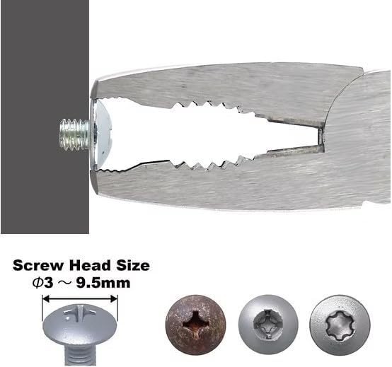 High Carbon Steel 6.25″ Screw Extractor Pliers – Effortless Rusted Screw Removal
