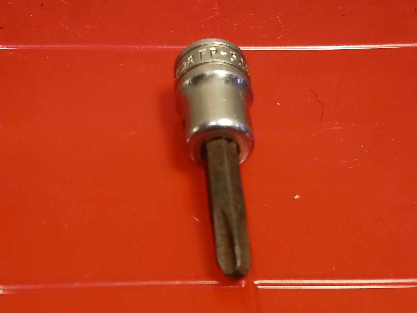 Snap On Tool Vintage FP32a 3/8 Drive #3 Phillips Standard Bit Socket Driver USA