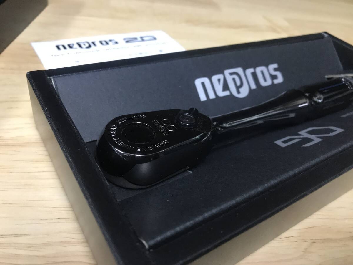 KTC nepros NBR390BK 20th limited 9.5sq. Ratchet handle ip black rare NEW JP