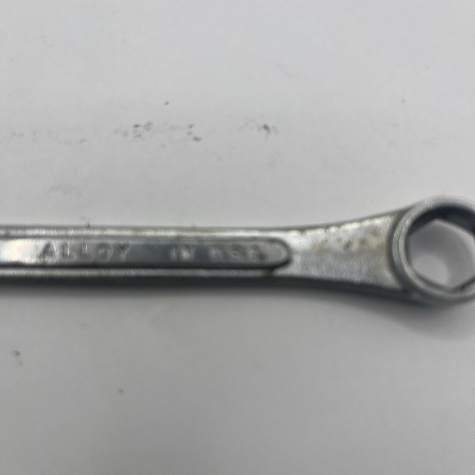 S-K Wayne Tools USA C-14 7/16in SAE 12 PT Combination Wrench Vintage SK
