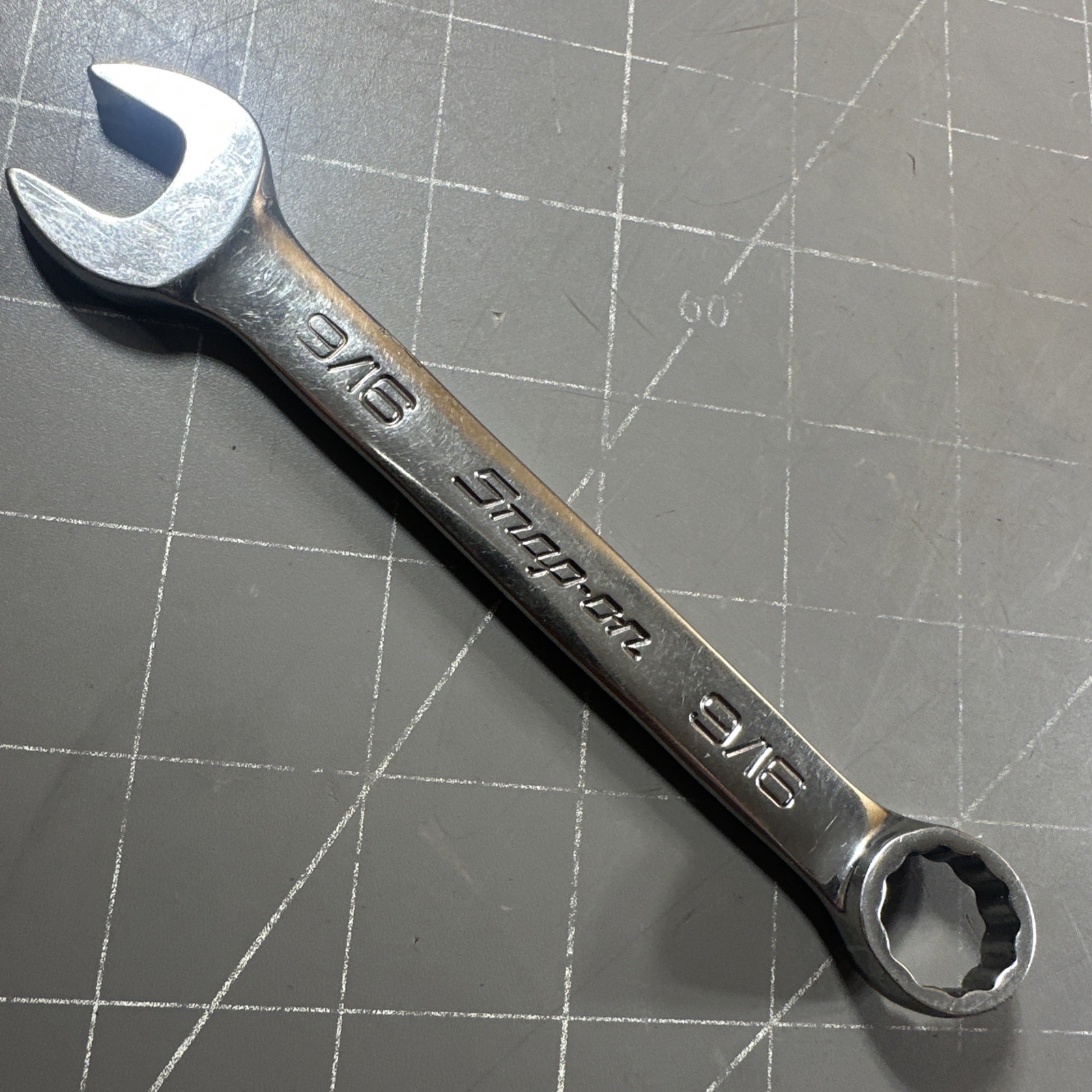 Snap on Tools 9/16″ Inch Short Combination Wrench SAE OEX180B USA