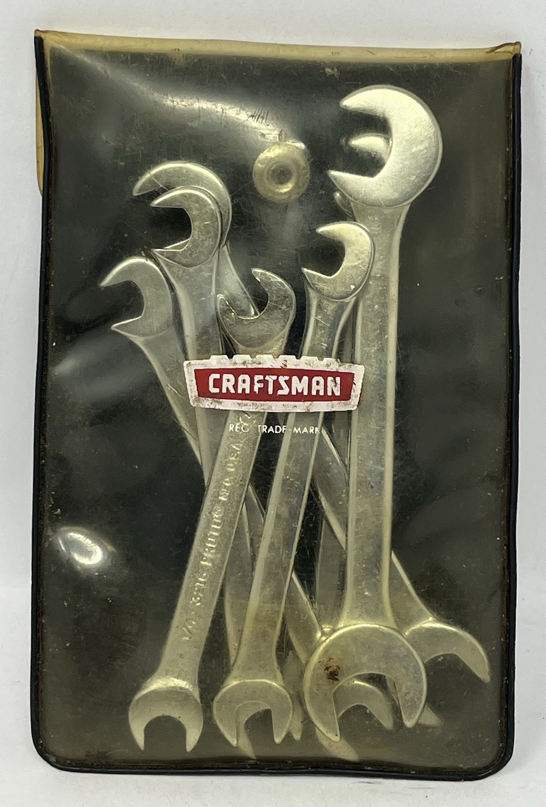 Craftsman USA 8-Pc Open End-V-Ignition Wrench Set 4306 Super-tuff 90° Offset