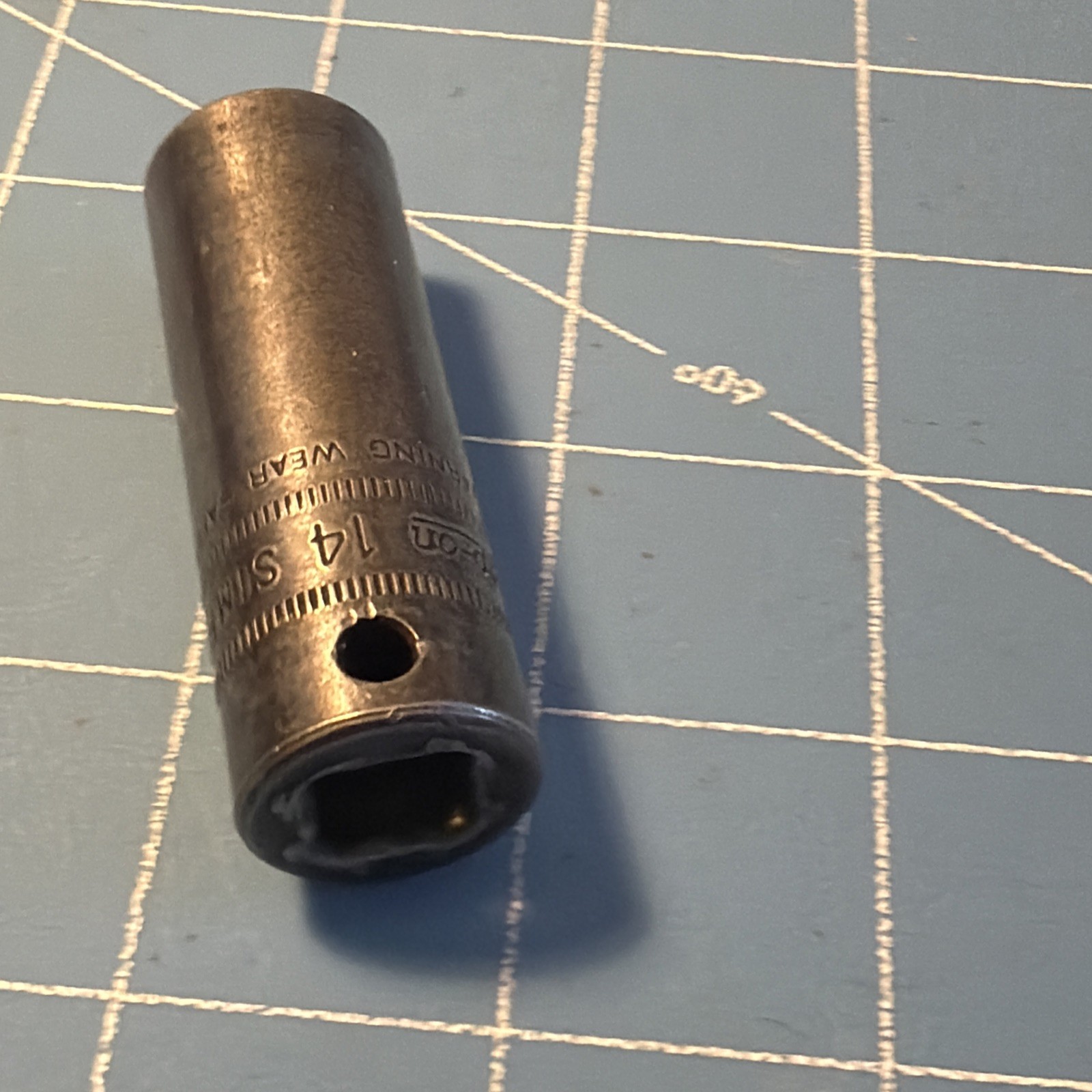 Snap-On Tools 3/8″ Drive 6pt 14mm Metric Deep Impact Socket SIMFM14 🇺🇸 USA.