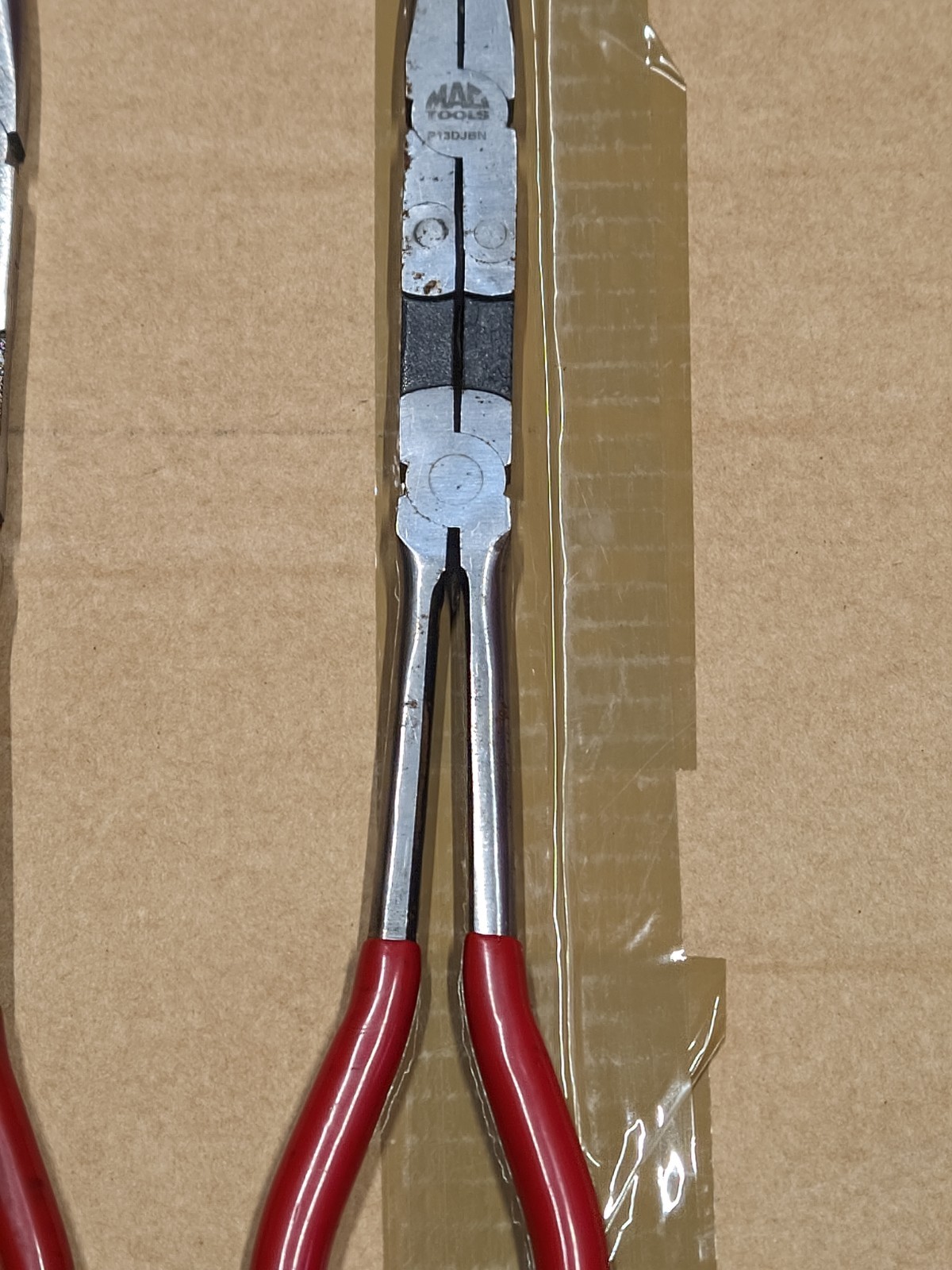 Lot of 3 MAC Tools Long Reach Pliers Needle Nose Duck Straight Bent P13DJDB +