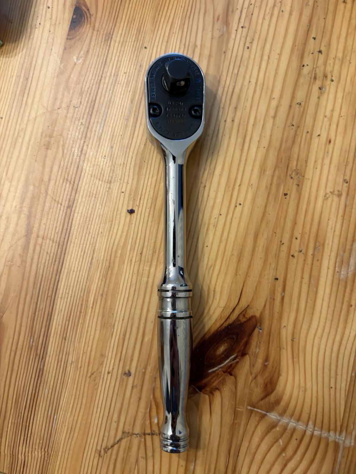 Snap On F80 3/8 Drive Fixed Head Ratchet Dual 80