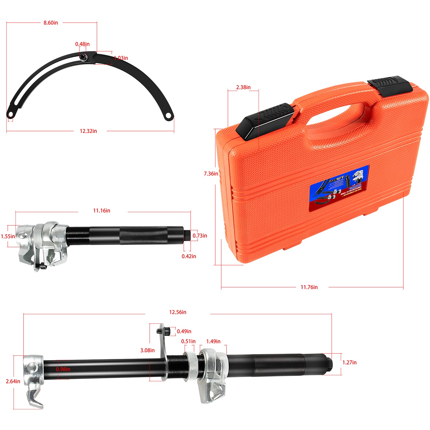 For Car Motorcycle Truck ATV Upgrade Coil Spring Shock Absorber Compressor Tool