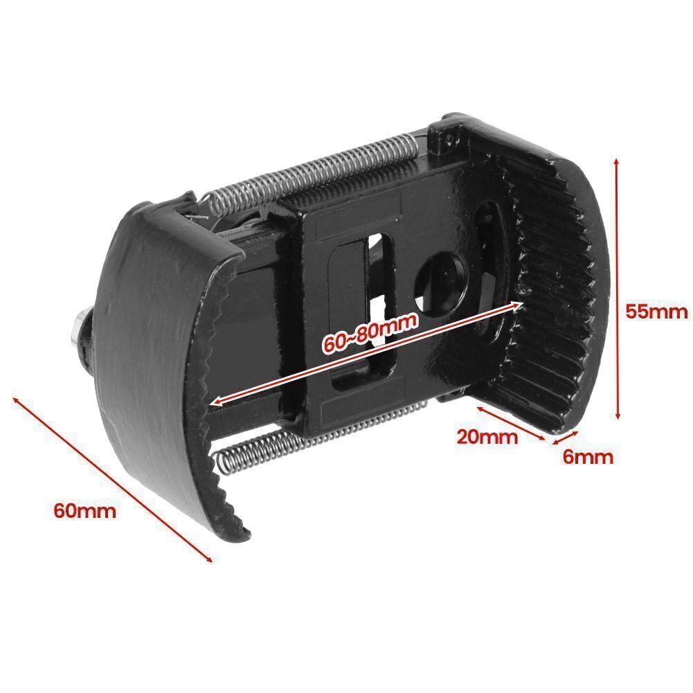 Oil Filter Wrench 2-3/8 to 3-1/8 inch 60mm-80mm Universal Removal Tool 1/2»