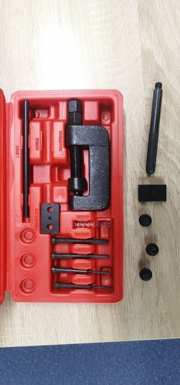 13PC Chain Cutter Rivet Tool Set Riveting Breaker ATV/Bike/Motorcycle/Cam Drive