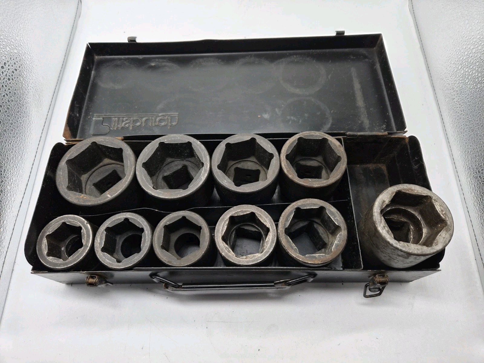 10 PC 1-2″ DR Drive W/ 1 Deep Impact BUDD SAE 1 to 2″ Sockets SIZES LISTED BELOW