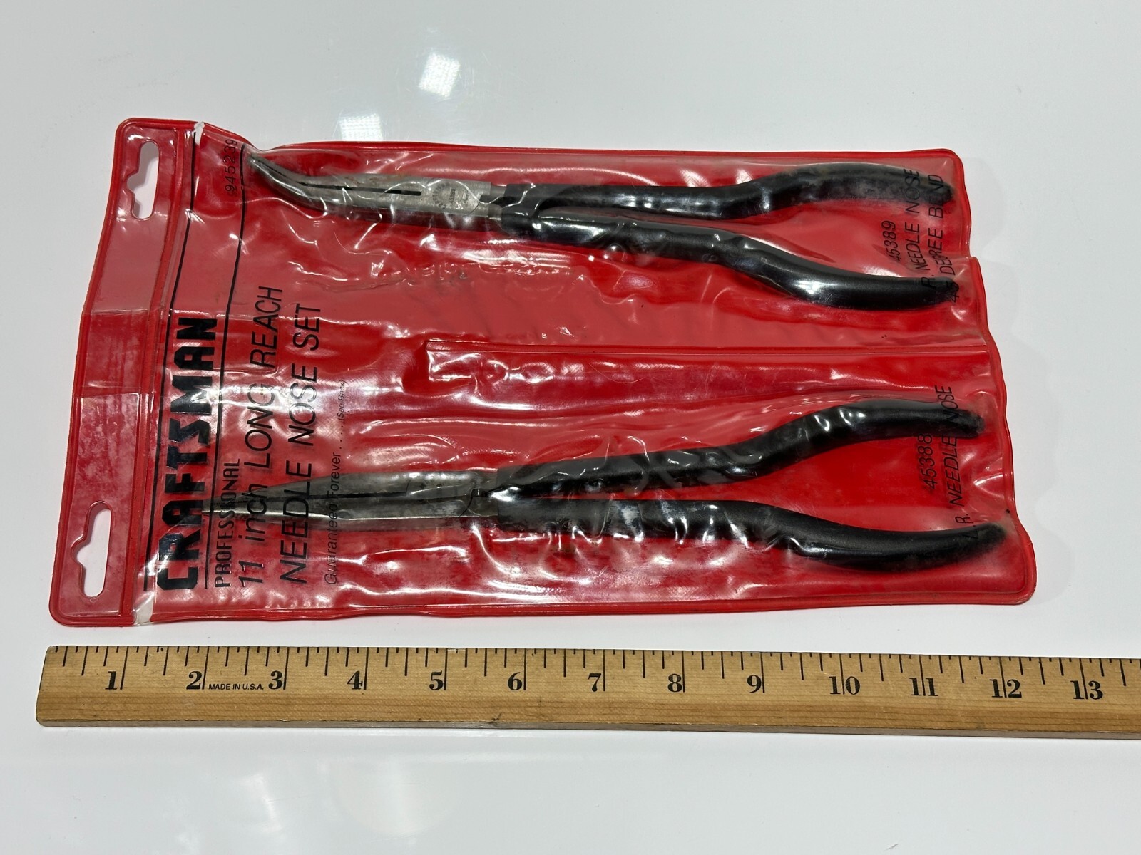 Craftsman Professional 45239 (FRANCE) Rare 2pc Extra Long Needle Nose Plier Set
